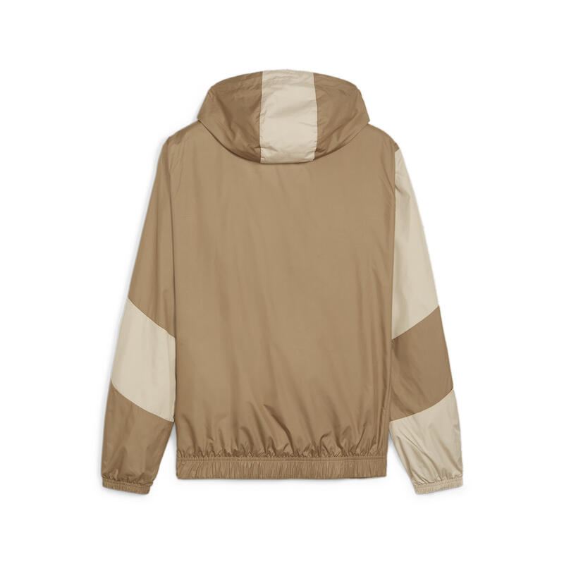 Veste tissée d'avant-match 23/24 Manchester City PUMA Toasted Granola Beige