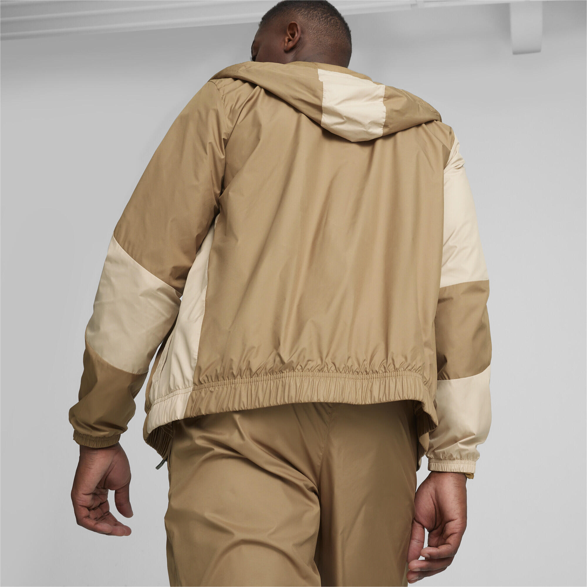 Veste tissée d'avant-match 23/24 Manchester City PUMA Toasted Granola Beige 4/6