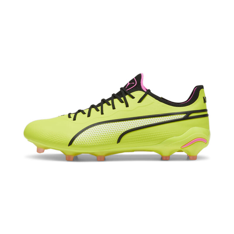 Botas de fútbol KING ULTIMATE FG/AG PUMA Electric Lime Black Poison Pink Green