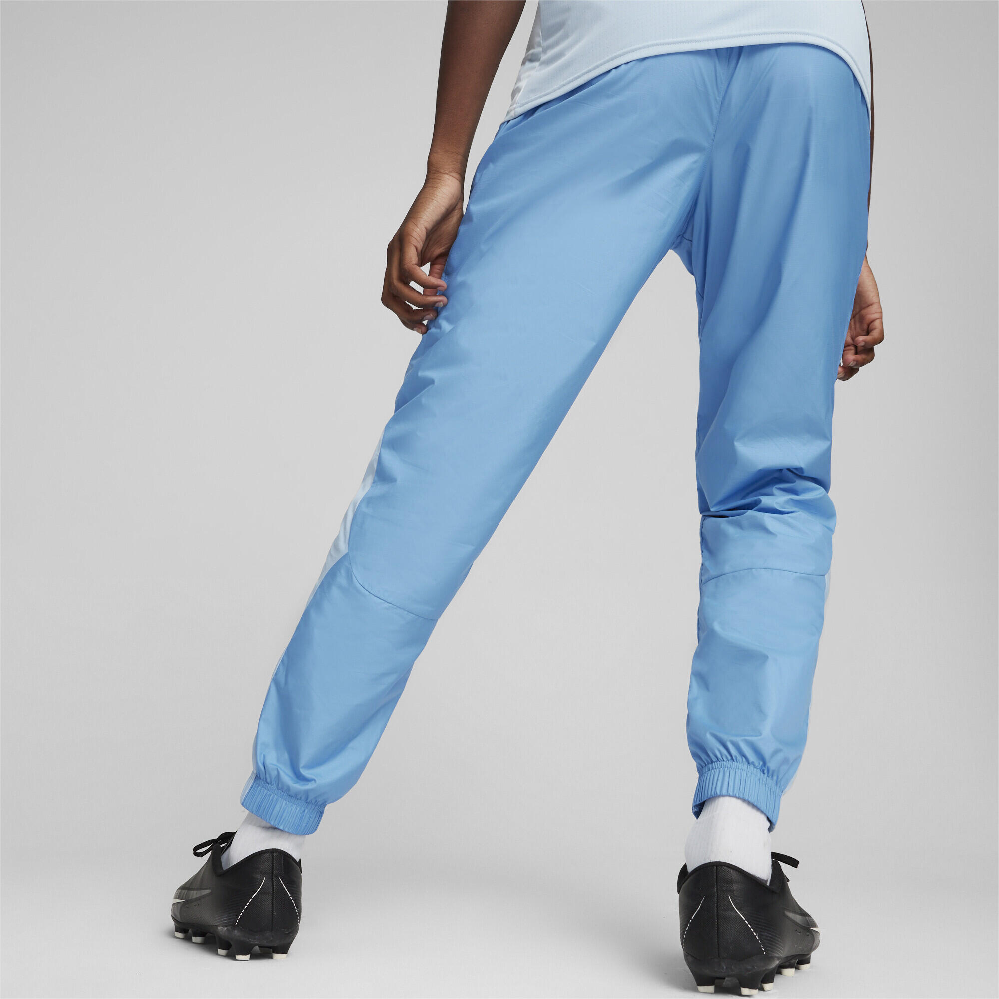 Pantalon tissé d'avant-match 23/24 Manchester City PUMA Regal Blue Silver Sky 5/6