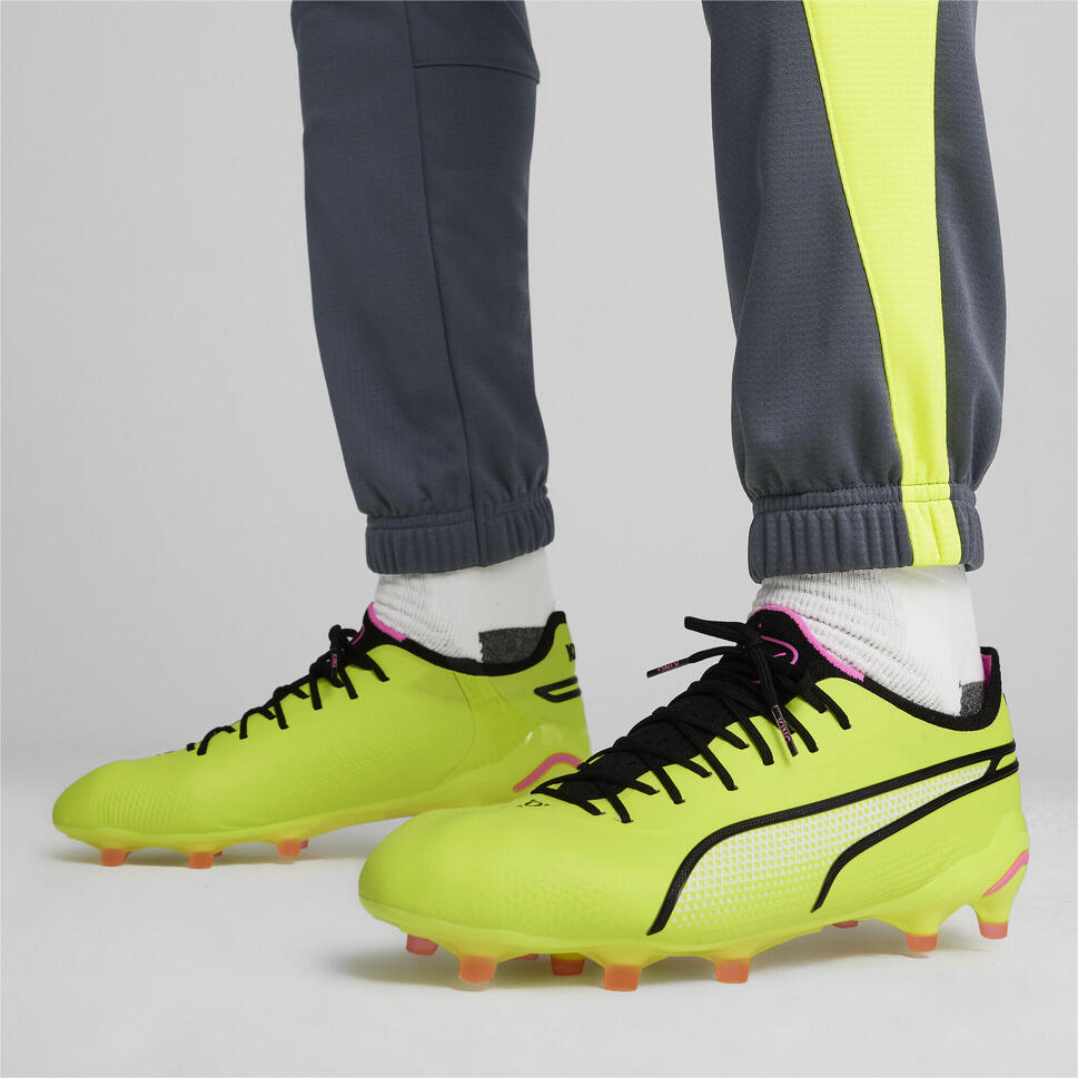 Buty piłkarskie KING ULTIMATE FG/AG PUMA Electric Lime Black Poison Pink Green