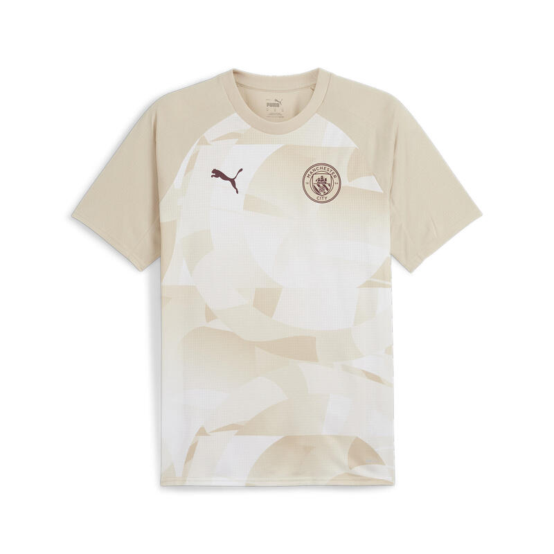 Maglia pre partita Manchester City PUMA Granola Aubergine Beige Purple