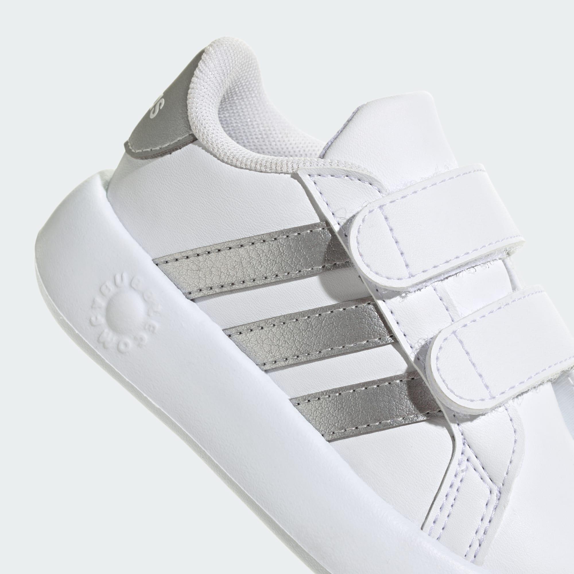 grey adidas shoes kids