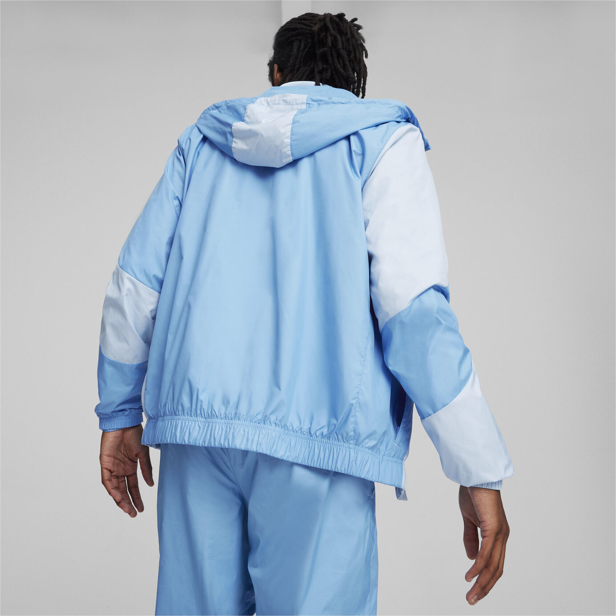 Chaqueta prepartido Manchester City PUMA Regal Blue Silver Sky 5/6