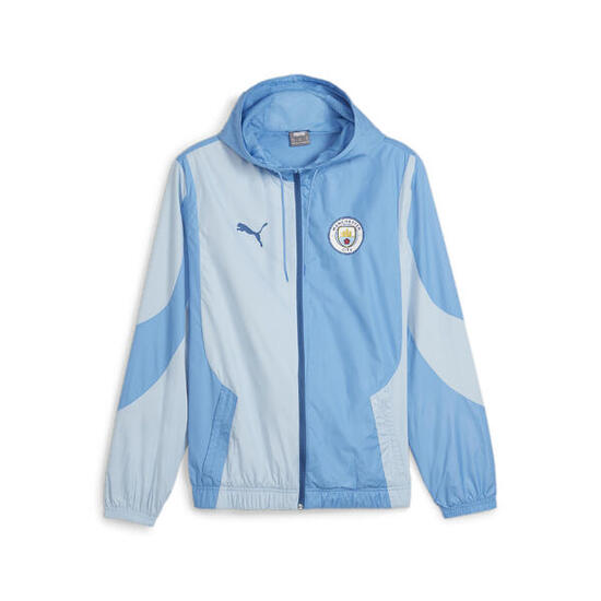 Giacca pre partita Manchester City PUMA Regal Blue Silver Sky