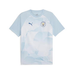 Maillot d'avant-match 23/24 Manchester City PUMA Silver Sky Lake Blue