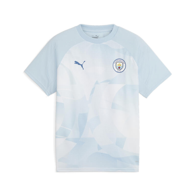 Camiseta prepartido Manchester City Niño PUMA Silver Sky Lake Blue
