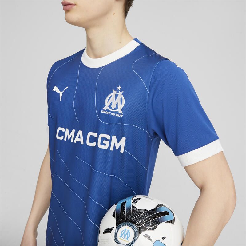 Olympique de Marseille 23/24 uitshirt voor heren PUMA Team Royal Clyde Blue