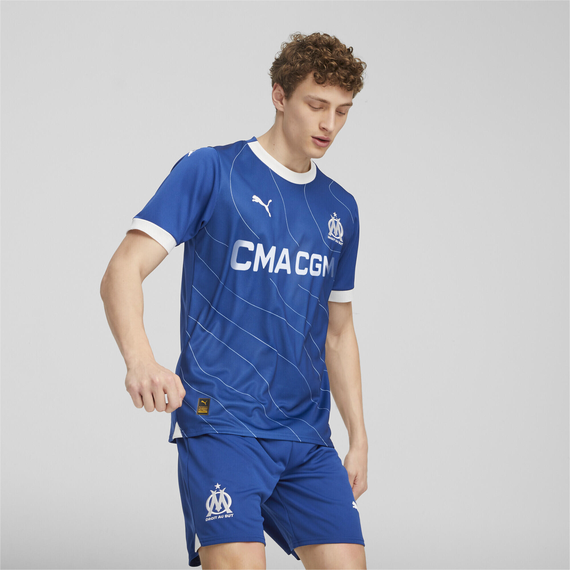 Maillot Away 23/24 Olympique de Marseille Homme PUMA Team Royal Clyde Blue 2/6