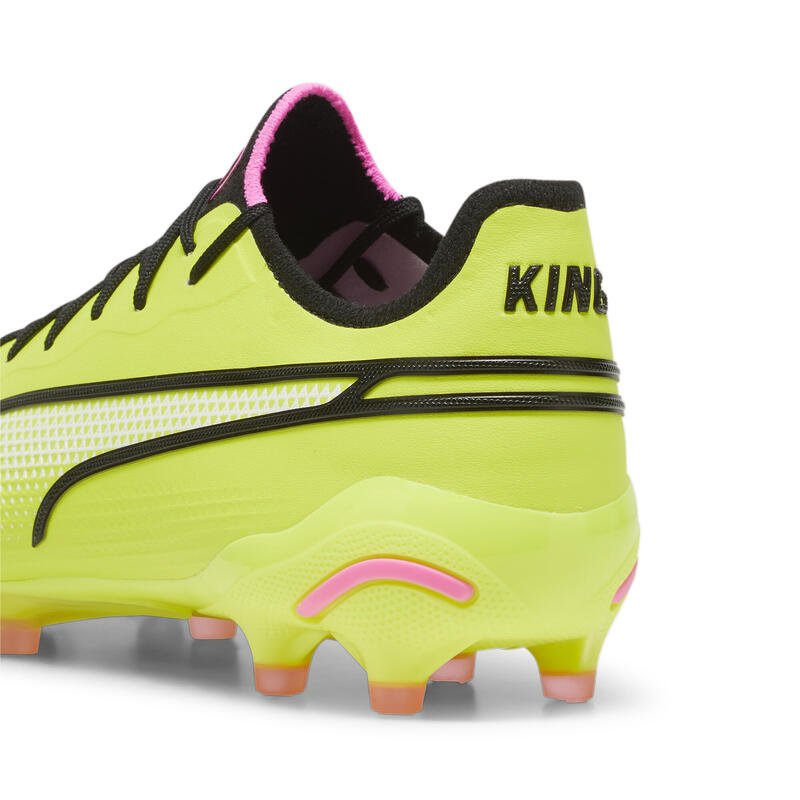 KING ULTIMATE FG/AG voetbalschoenen PUMA Electric Lime Black Poison Pink Green