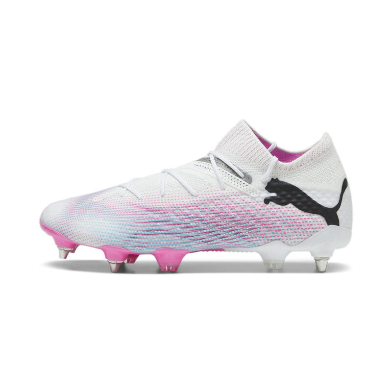 Chaussures de football FUTURE 7 ULTIMATE MxSG PUMA White Black Poison Pink