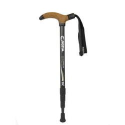 GOMA WS22 4-Section Trekking Pole, Black