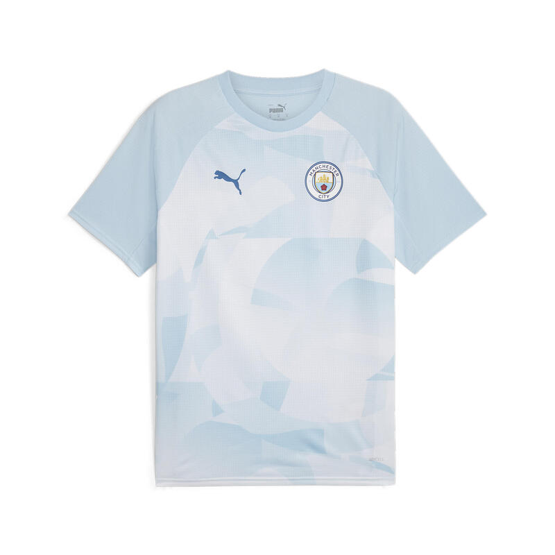 Manchester City Aufwärmtrikot Herren PUMA Silver Sky Lake Blue