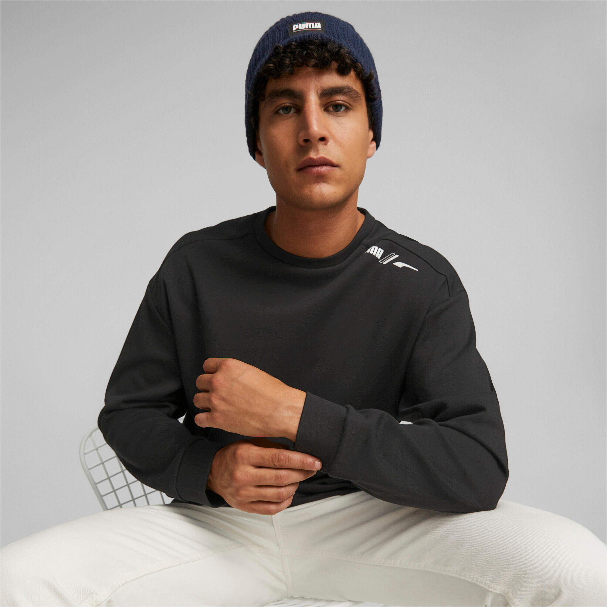 Gorro Puma Ribbed Classic Cuff Beanie, Azul, Unissex 6/7