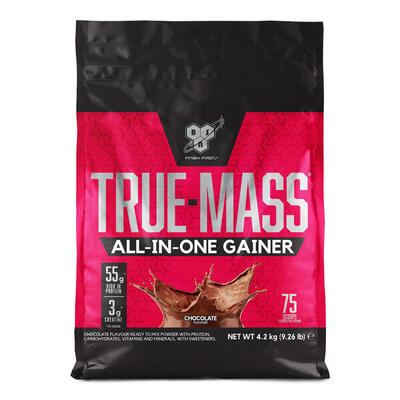 Bsn true mass all-in-one gainer (4.2kg) chocolate - gewichtstoename