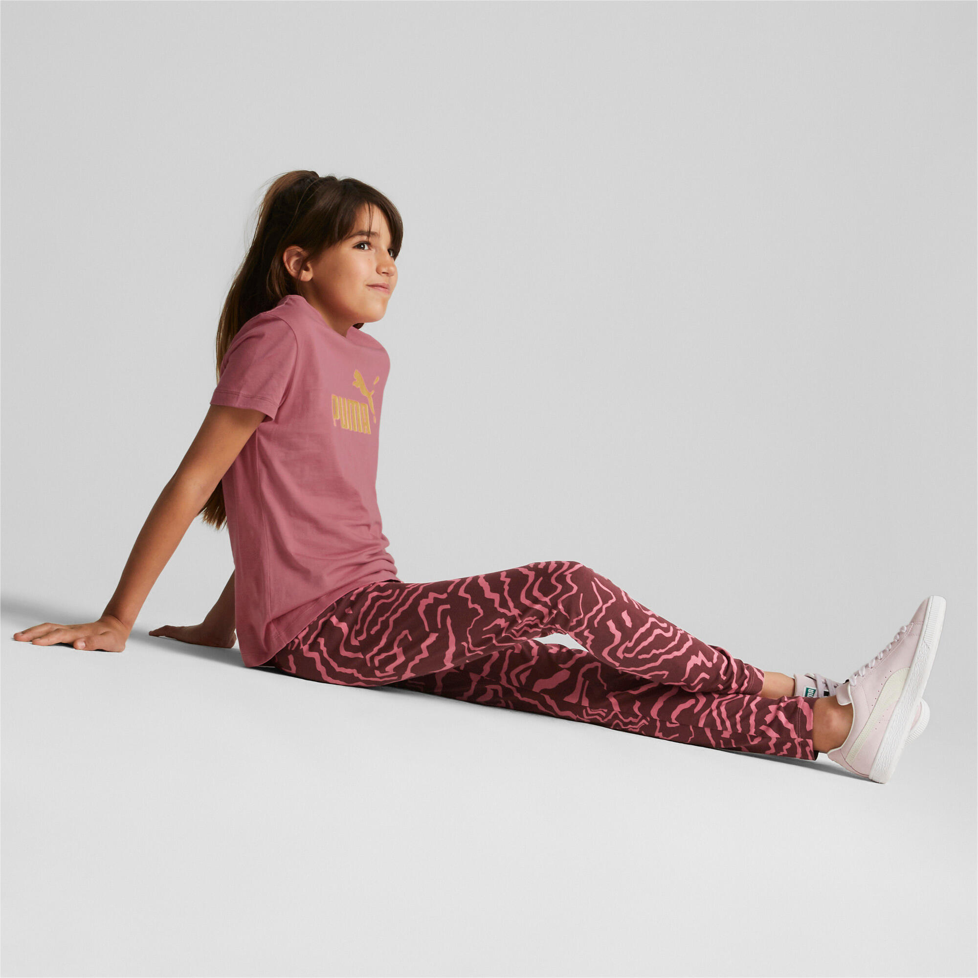 Leggings Niños Alpha Printed Morado 7/7