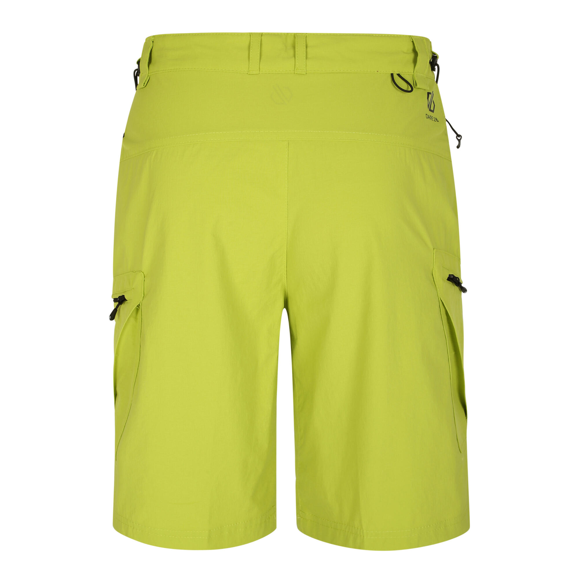 Mens Tuned In II Multi Pocket Walking Shorts (Green Algae) 3/4