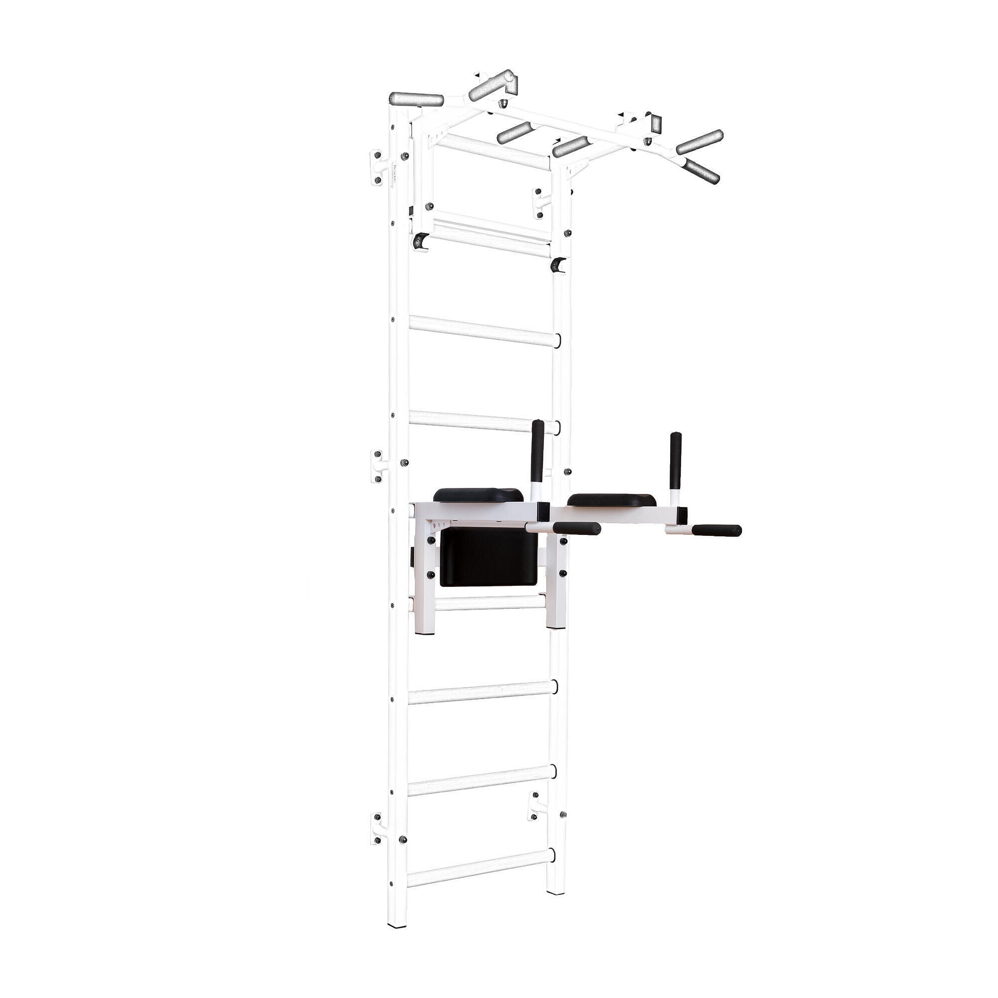 Benchk - Les Barres À Dips Benchk Db1w - Espalier - Blanc - Taille Unique - Decathlon