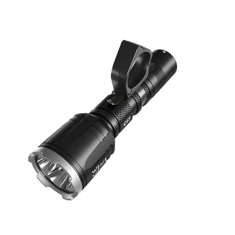 Taschenlampe CI7 Chamäleon weiß - infrarot - 2500 Lumen - Schwarz