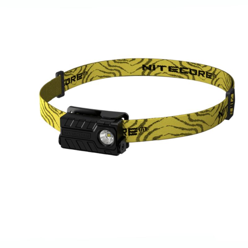 Hoofdlamp oplaadbaar NU20 360 lumen - Zwart