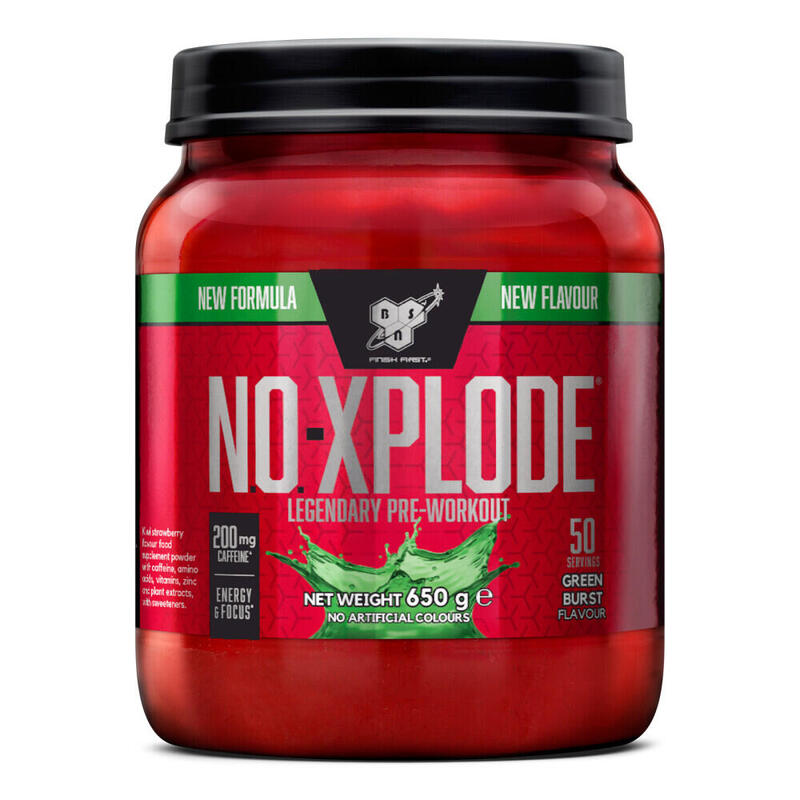 Pre-entreno No-xplode New Formula 650 Gr Green Burst - BSN