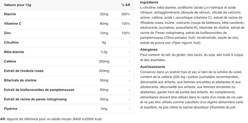 Pre-workout - NO-Xplode - Cerise Acidulée 2/4