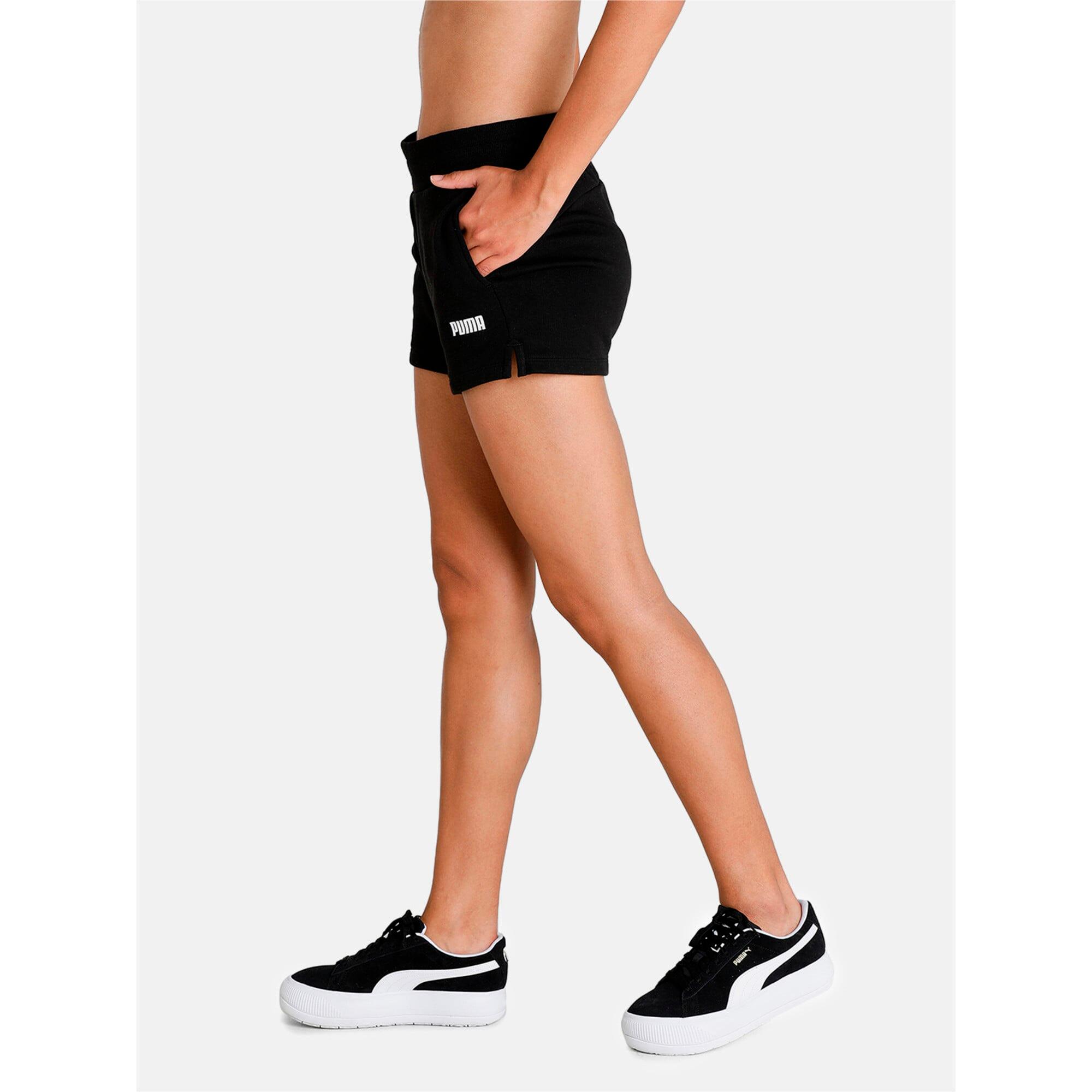 Essentials short van sweatstof voor dames PUMA Black 4/7