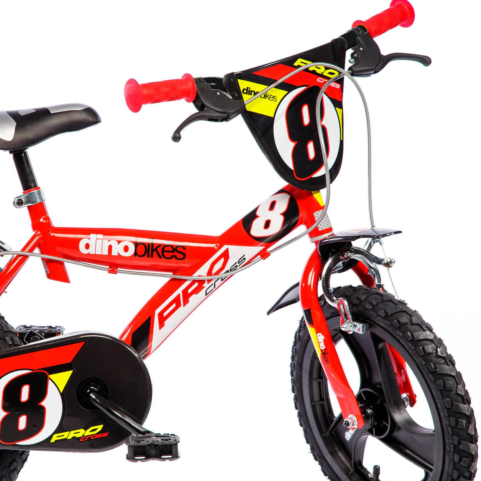 Bicicleta Niños 16 Pulgadas Pro Cross rojo 5-7 años 2/6