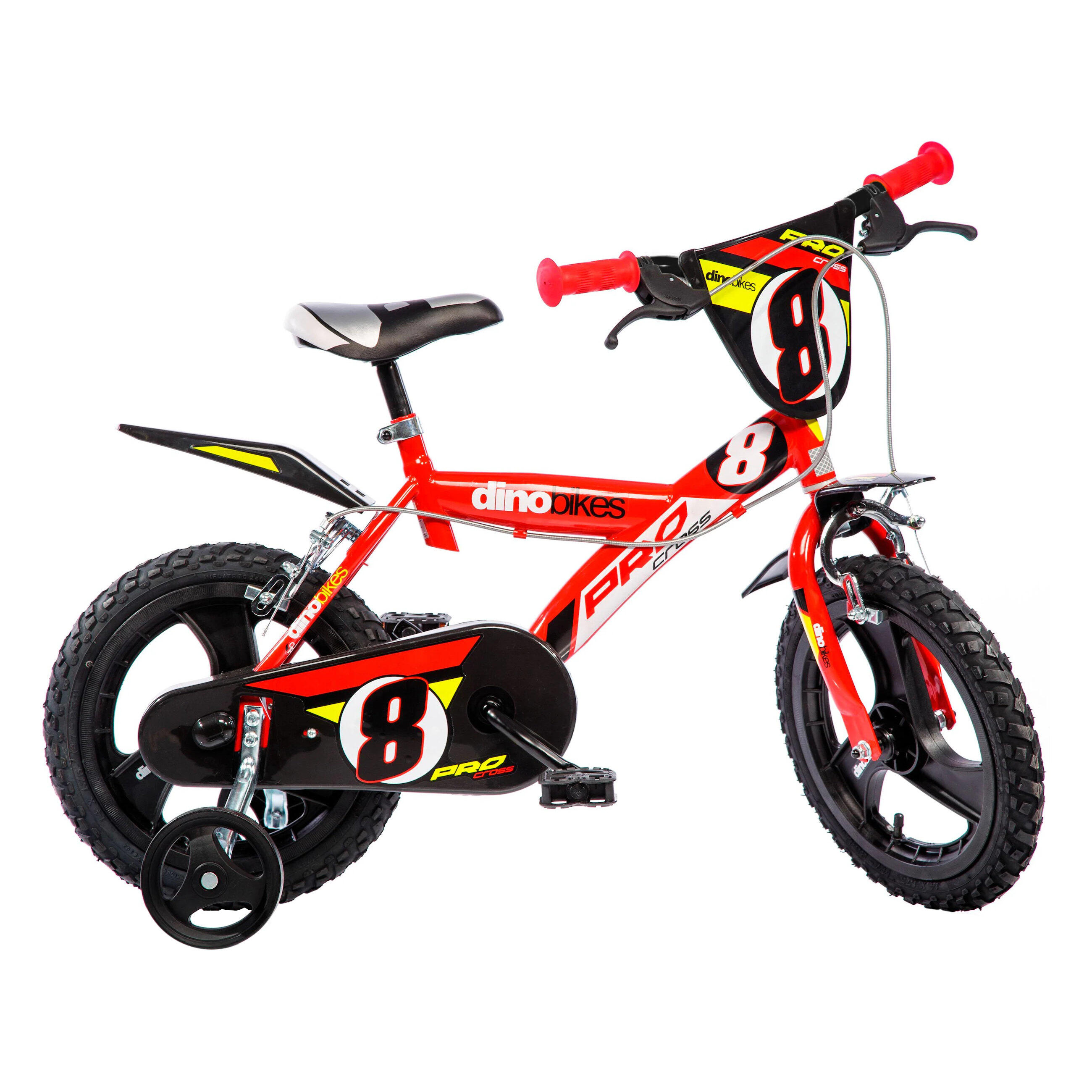 Dino Bikes - Vélo Enfant 16 Pouces 5-7 Ans Pro Cross - Vélo Enfant - Blanc|noir|rouge - Decathlon