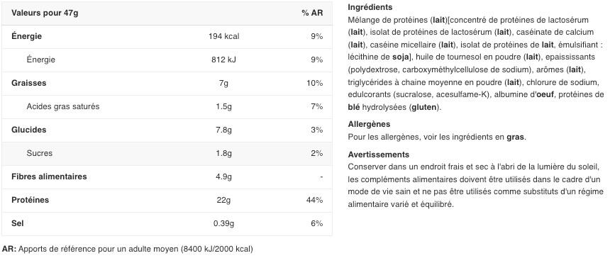 Protéine multi-sources - Syntha-6® - Cheesecake New Yorkais à la Vanille 2260g 2/3
