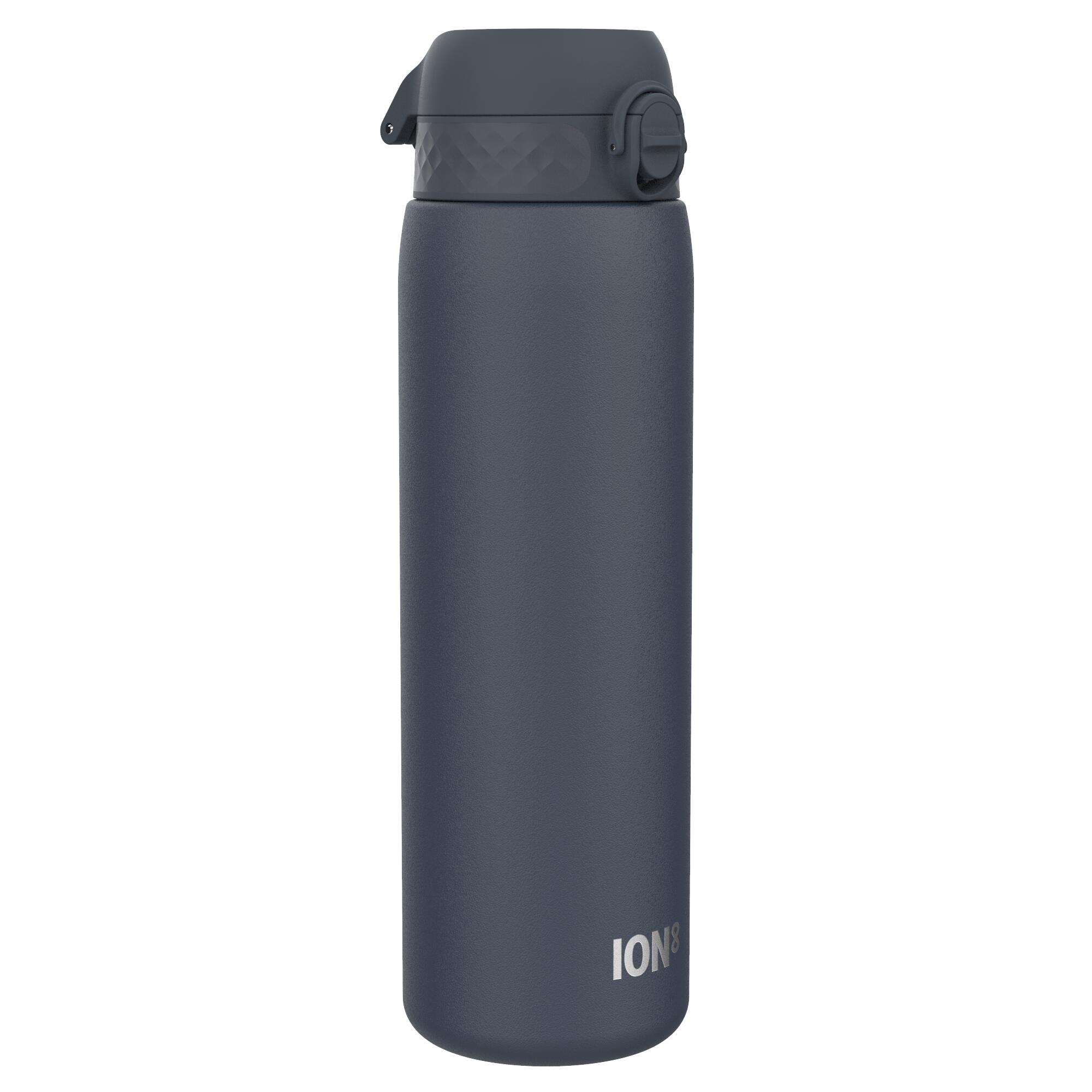 ION8 Leak Proof 1 Litre Thermal Water Bottle, Vacuum Insulated, Ash Navy, 1L