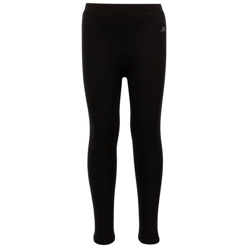 Leggings forrado em sherpa fuzzy criança preto