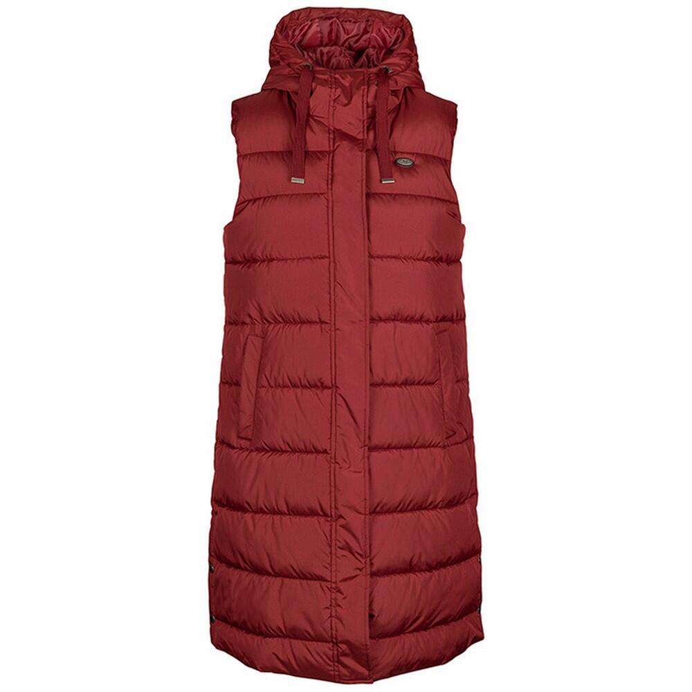 TRESPASS Dames Leona Gewatteerd Gilet (Donkere kers)