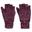 Skihandschuhe "Mittzu", Jerseyware Fingerlos Damen Zwetschge