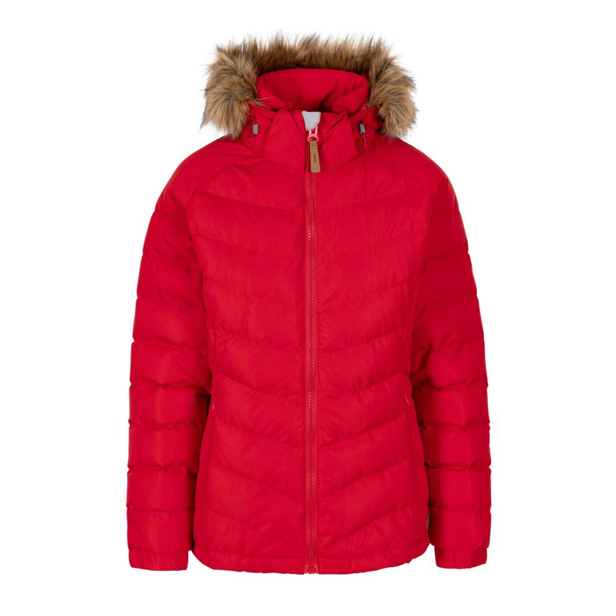 Trespass - Veste Matelassée Nadina Femme (rouge) - Doudoune Duvet - Rouge - 48 Xl - Decathlon