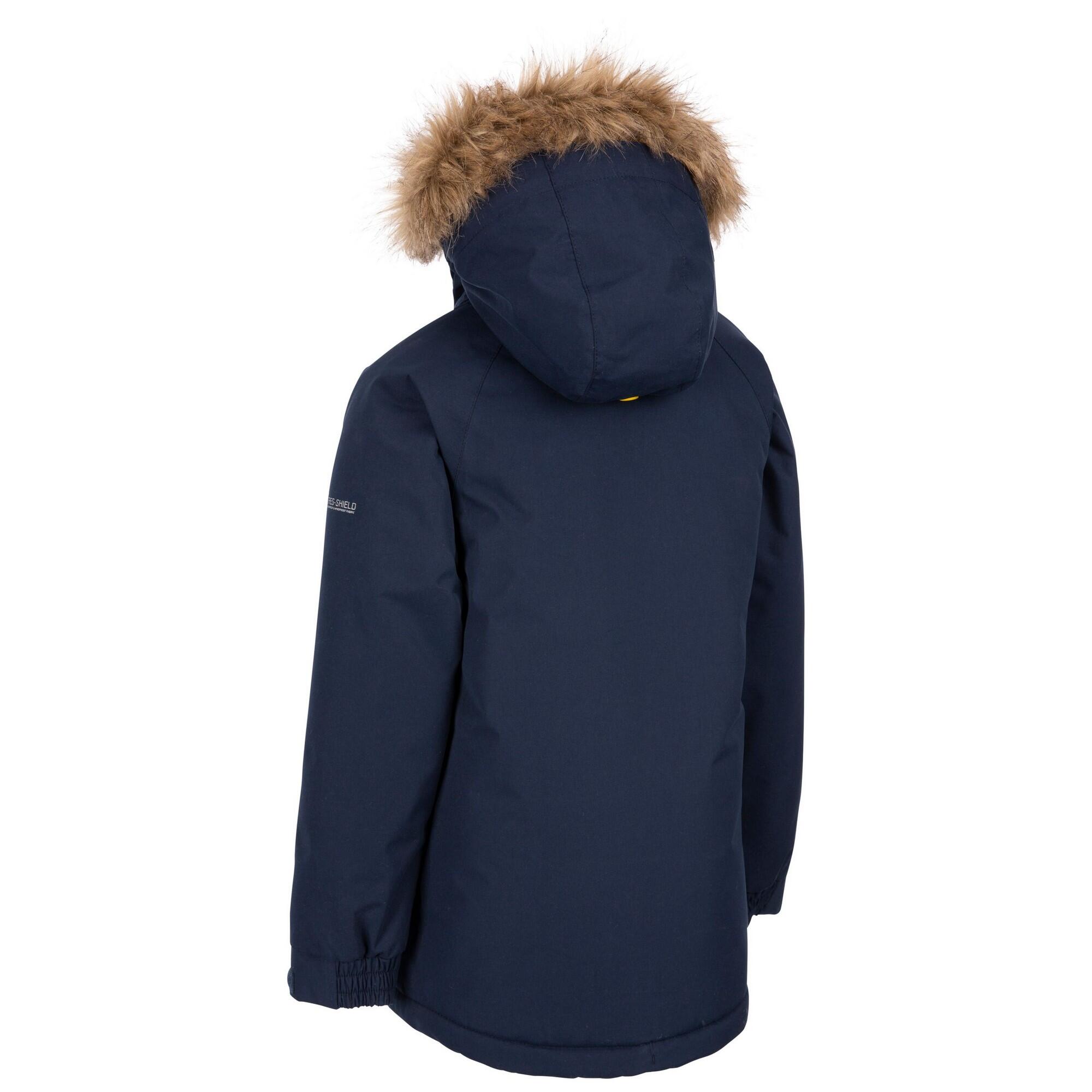 Childrens/Kids Ultimately Waterproof Padded Jacket (Navy) 2/5