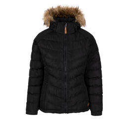 Chaqueta impermeable Acolchada modelo Nadina para mujer Negro