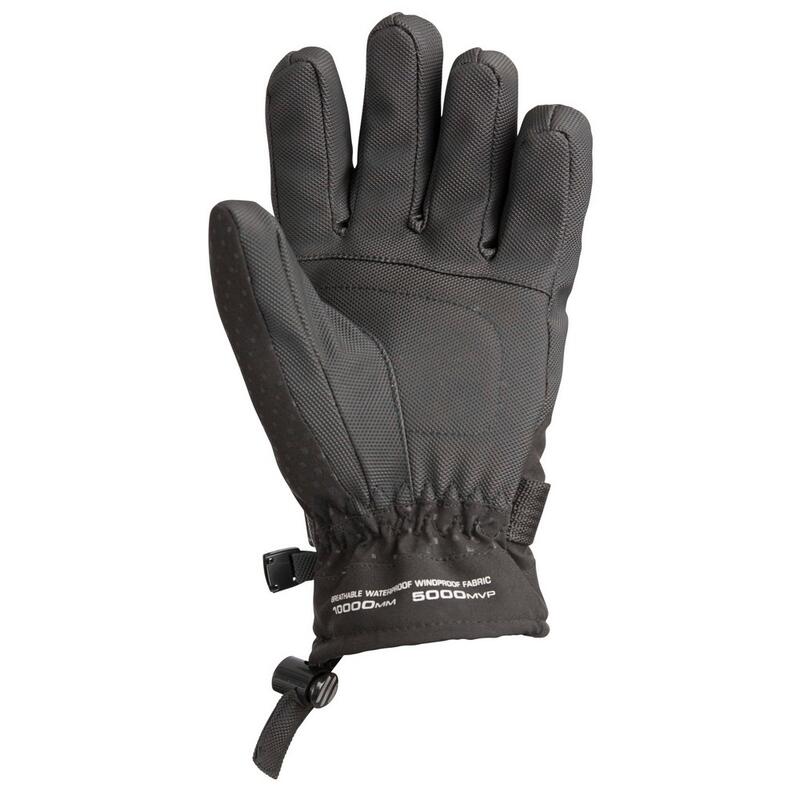 Handschuhe "Alpeak", Leder Kinder Schwarz