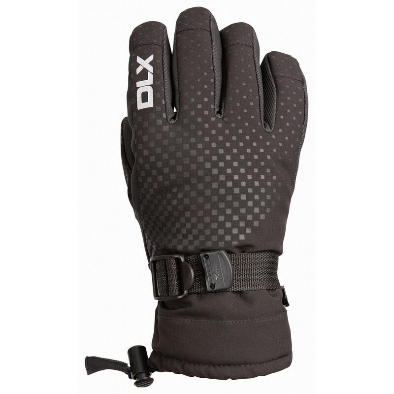 Kinder/Kinder Alpeak Leren Handschoenen (Zwart)