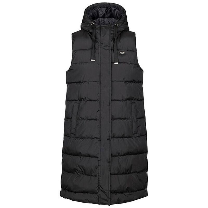 Dames Leona Gewatteerd Gilet (Zwart)