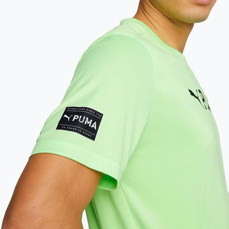 PUMA Fit Logo Cf Graphic férfi edzőpóló