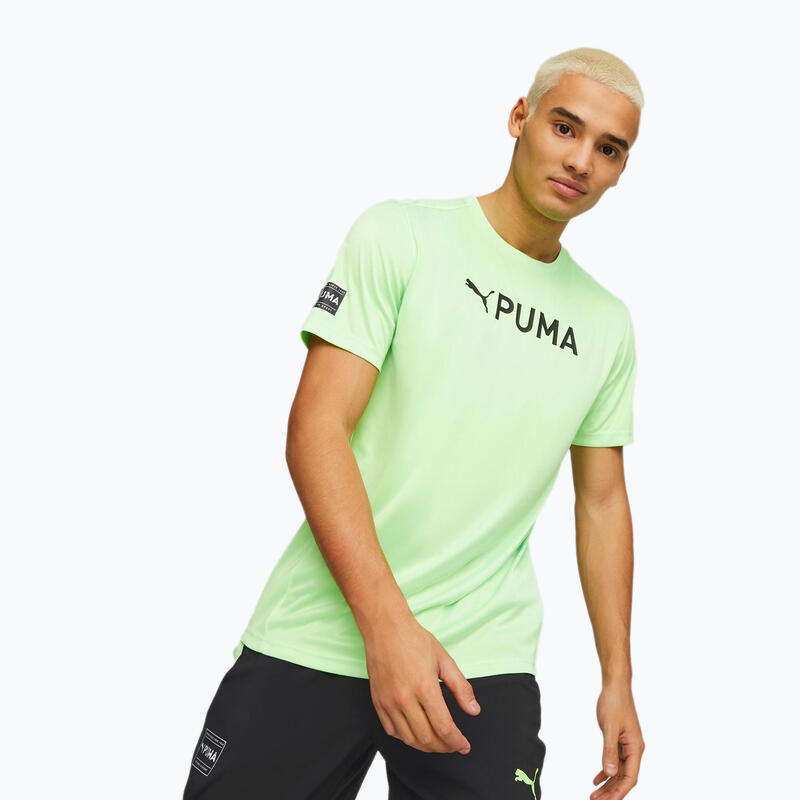 PUMA Fit Logo Cf Graphic férfi edzőpóló