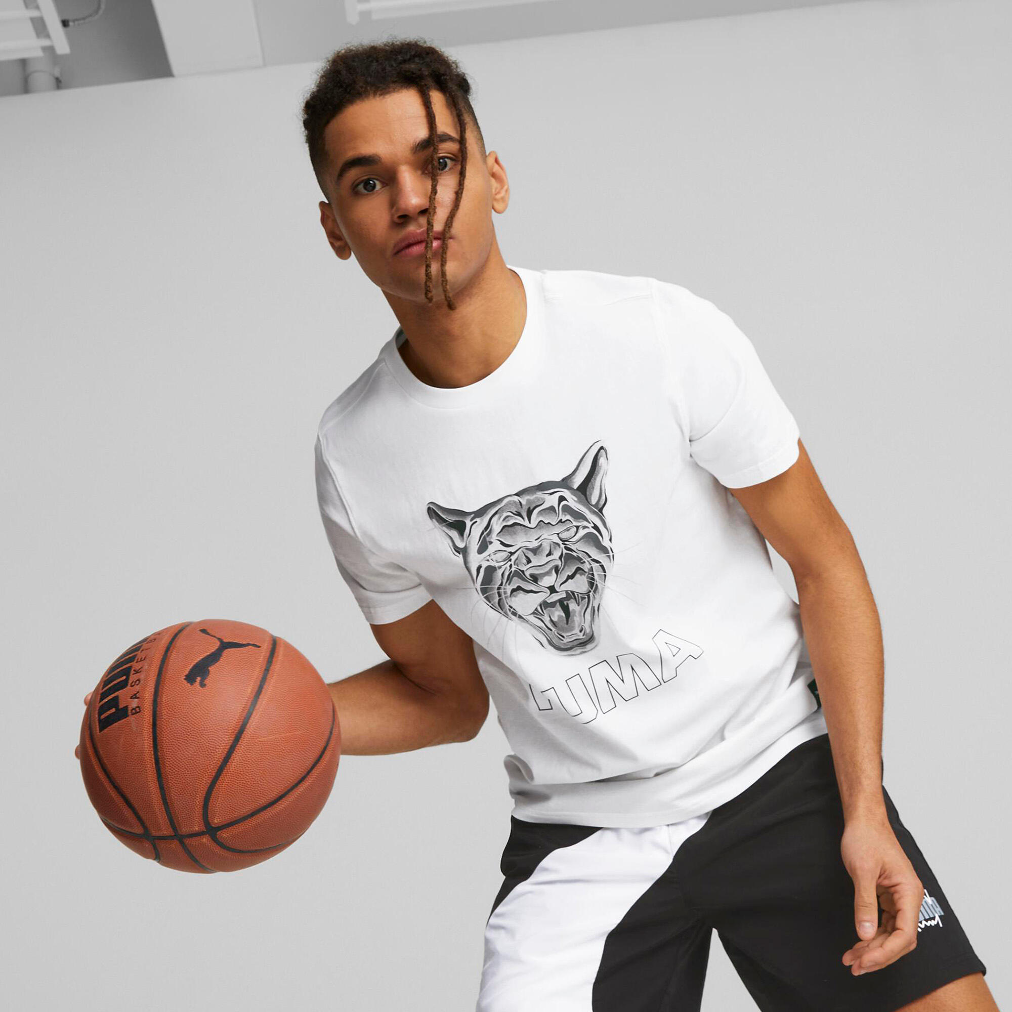 Maglia da basket PUMA Clear Out da uomo 3/5