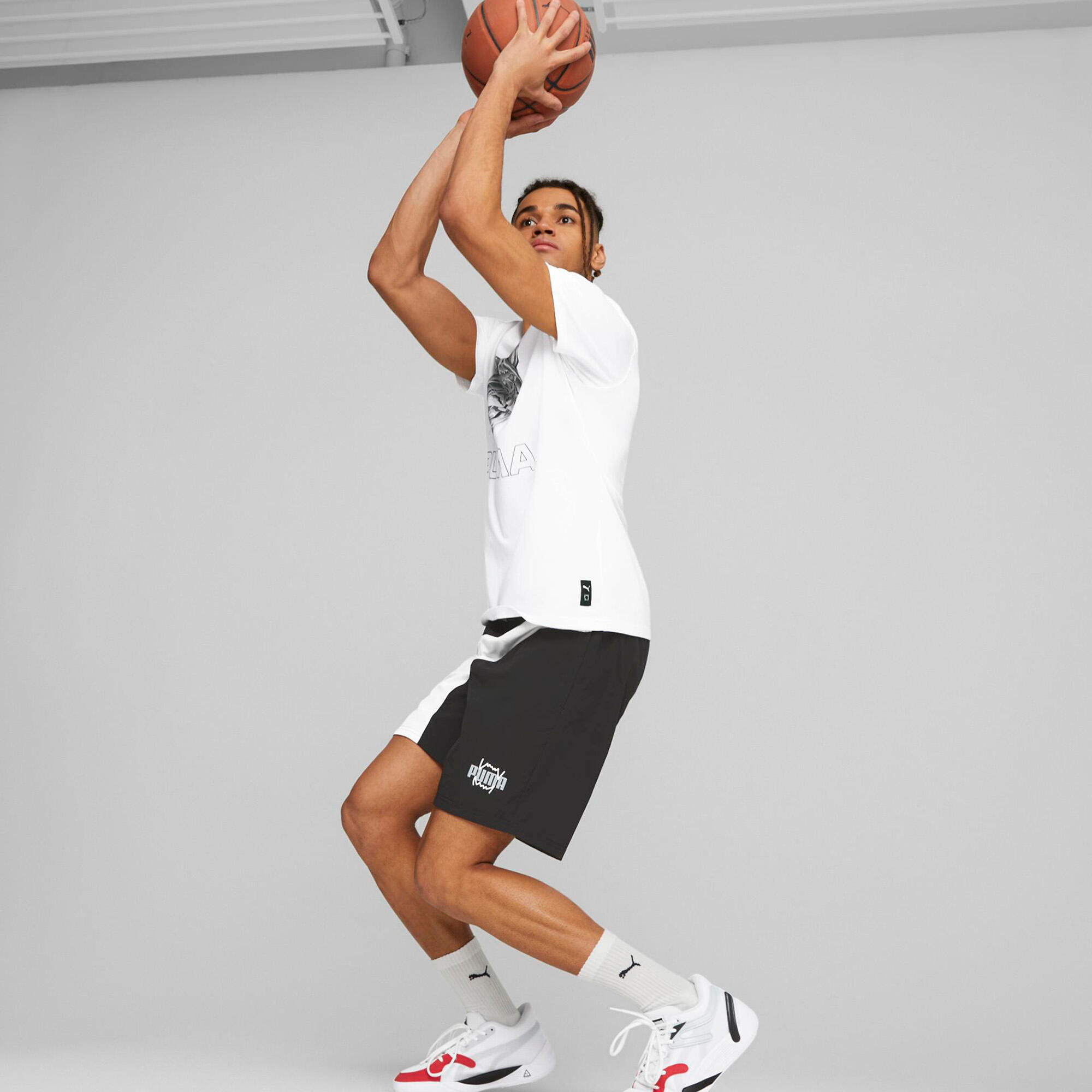 Maglia da basket PUMA Clear Out da uomo 5/5