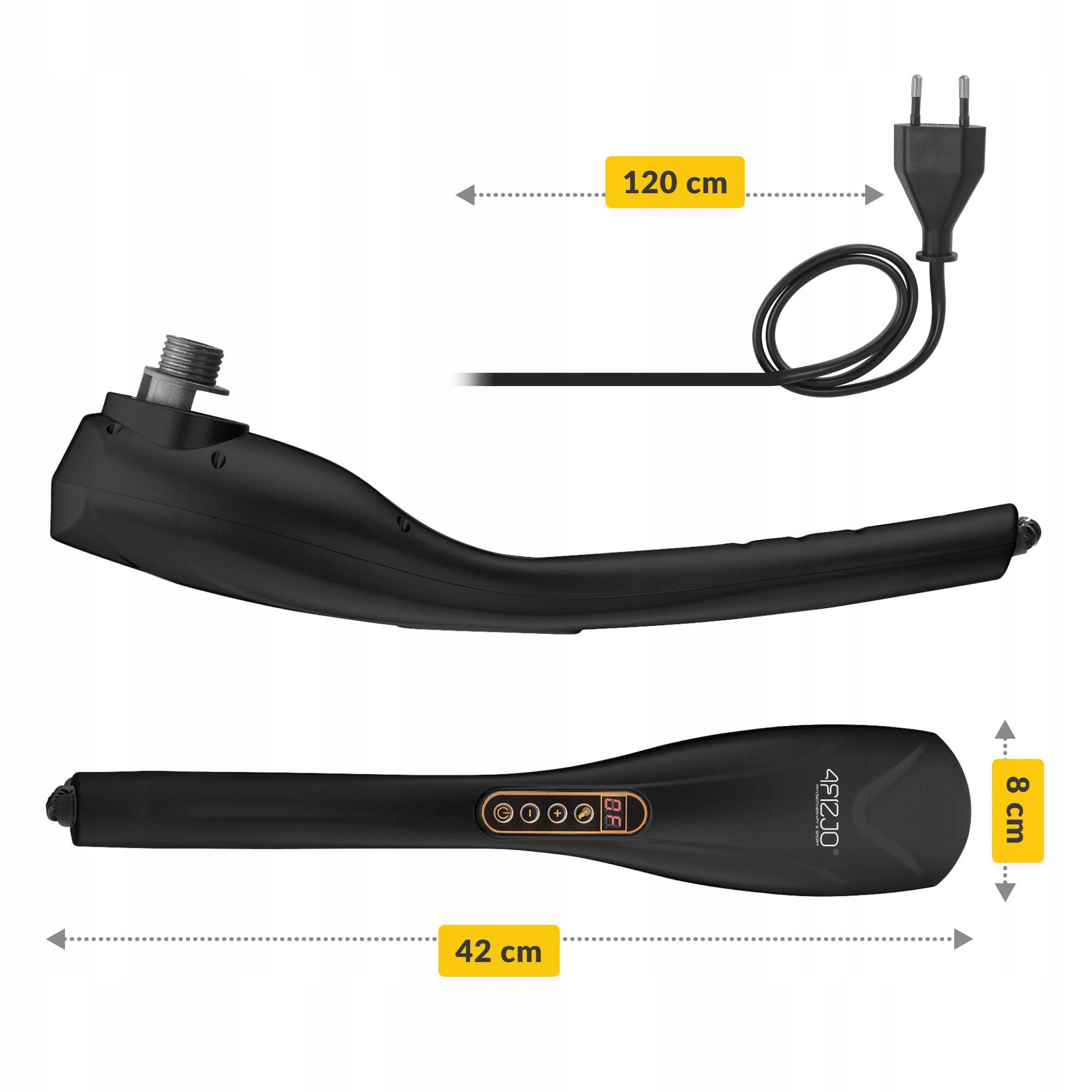 Ruční vibrační masážní přístroj na tělo Long Stick 4FIZJO 6/7