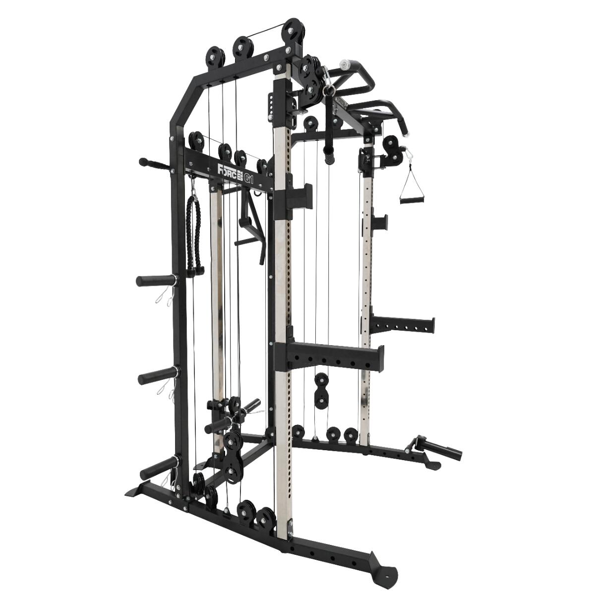 FORCE USA G1® V2 All-In-One Trainer - Máquina Multifunción: Rack + Sistema de Poleas Force