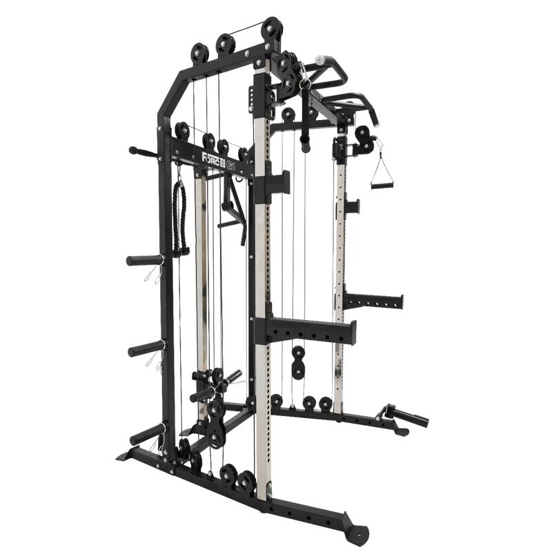 G1® V2 All-In-One Trainer - Máquina Multifunción: Rack + Sistema de Poleas Force