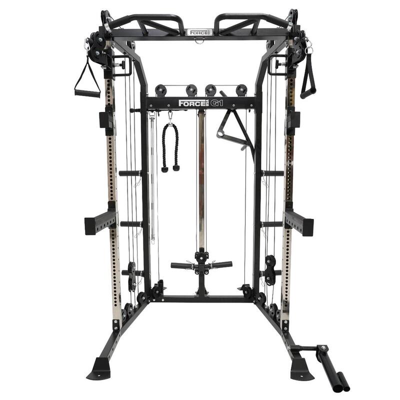 G1® V2 All-In-One Trainer - Máquina Multifunción: Rack + Sistema de Poleas