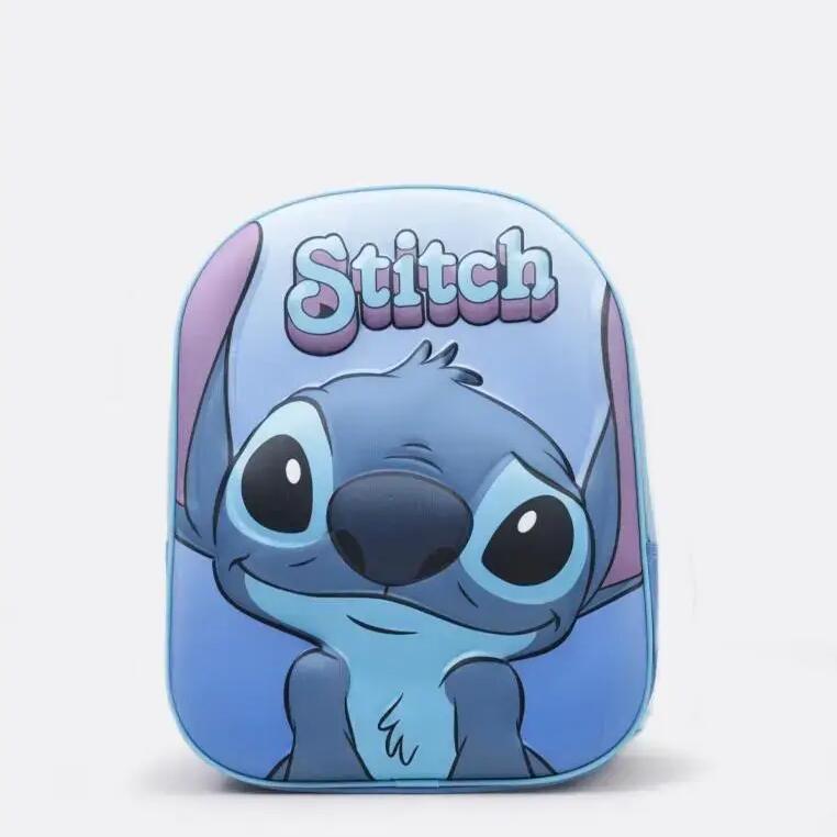 3D School Bag Blue