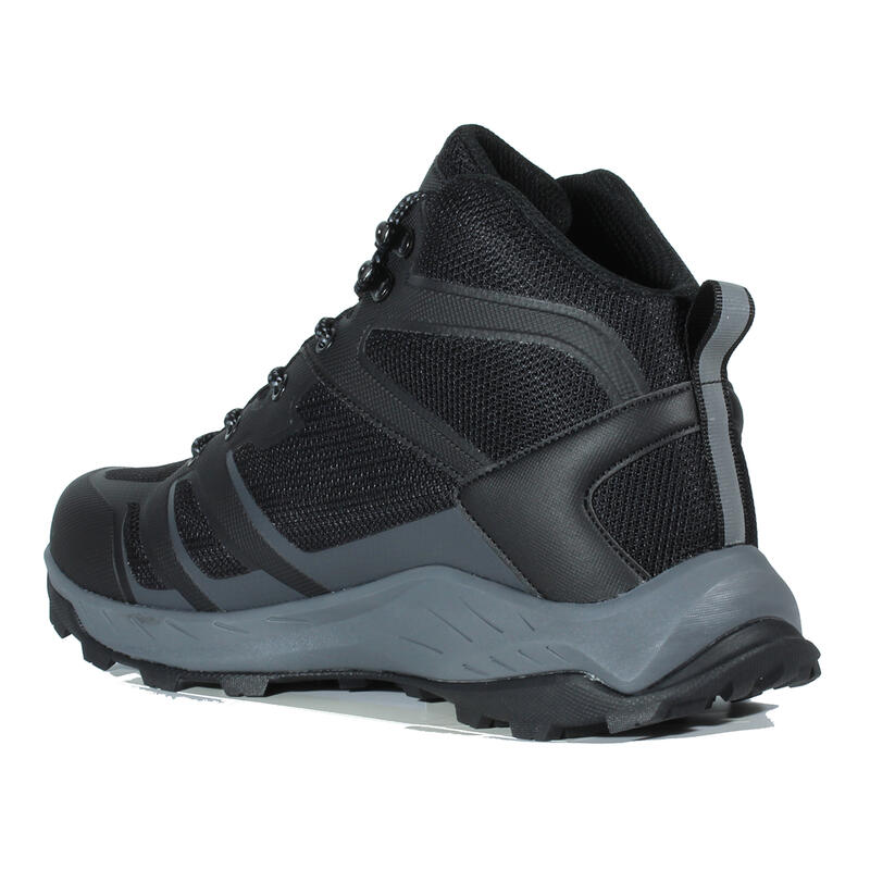 Bota de Senderismo para Hombre Hi-Tec TOUBKAL MID Negro ImpermeableTranspirable